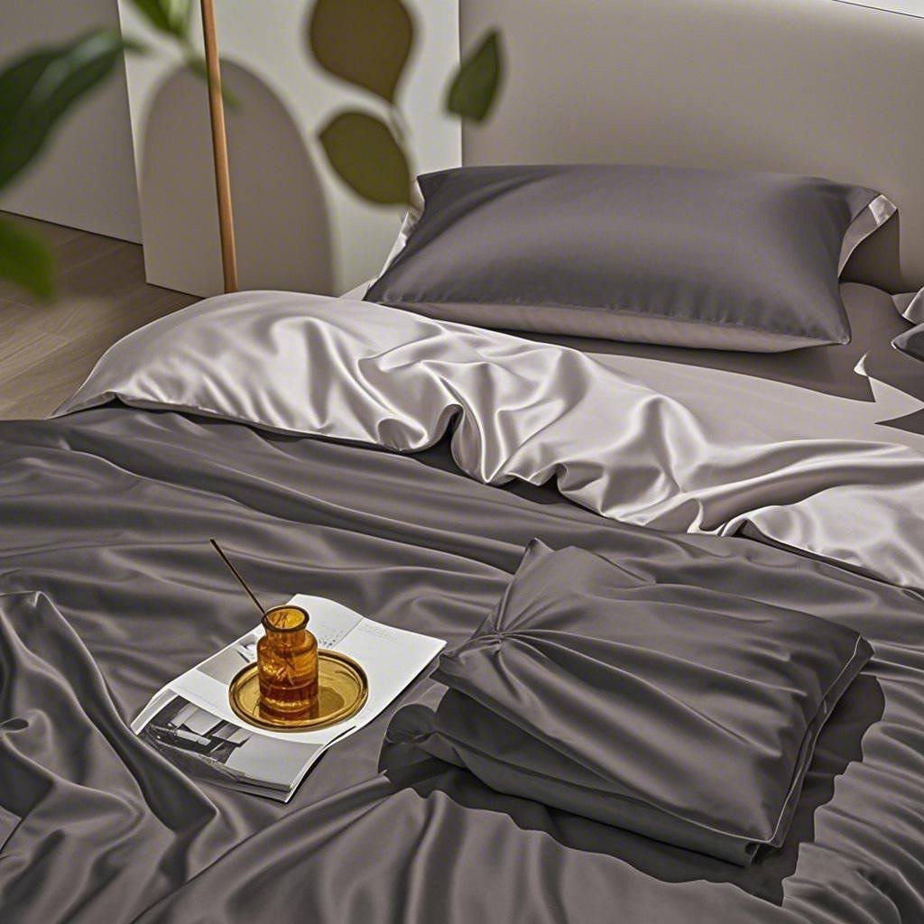 Mulberry Polish Silk 6x6 Complete Duvet Set